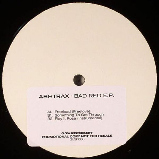 Ashtrax : Bad Red E.P. (12", EP, Promo, W/Lbl)