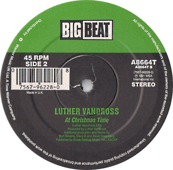 Luther Vandross : May Christmas Bring You Happiness (12")