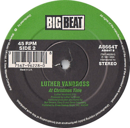Luther Vandross : May Christmas Bring You Happiness (12")