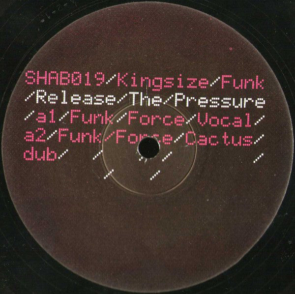 Kingsize Funk : Release The Pressure (12")