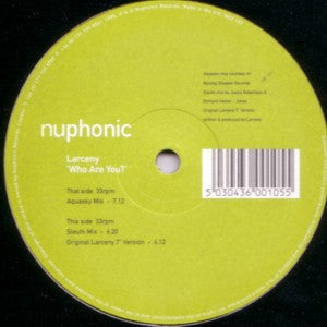 Larceny : Who Are You? (12")