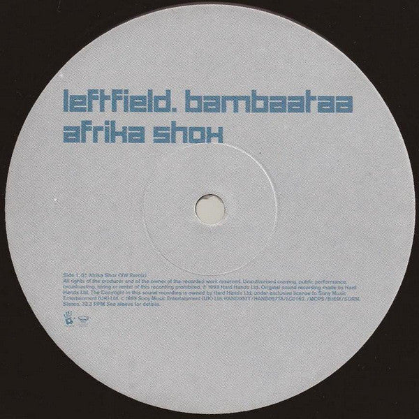 Leftfield . Afrika Bambaataa : Afrika Shox (12", Single)