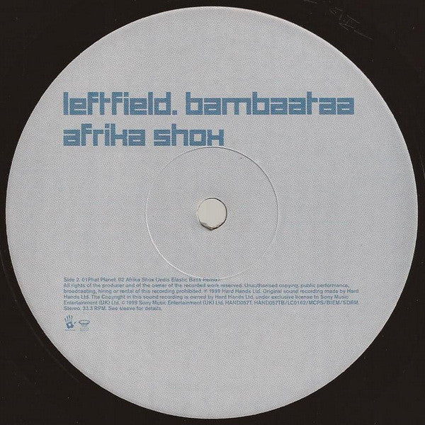 Leftfield . Afrika Bambaataa : Afrika Shox (12", Single)