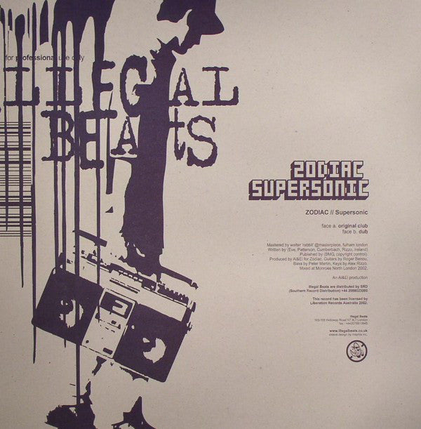 Zodiac (7) : Supersonic (12")