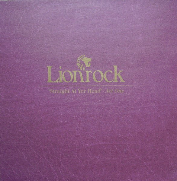 Lionrock : Straight At Yer Head - Act One (12", Single)