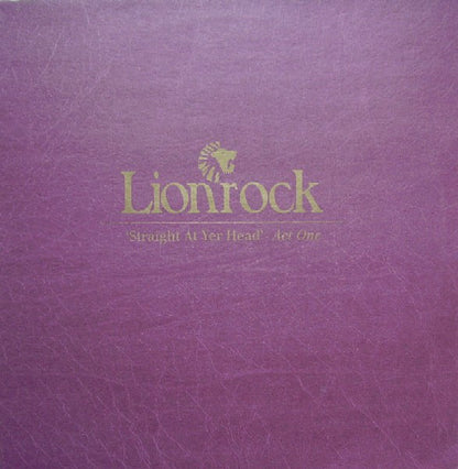 Lionrock : Straight At Yer Head - Act One (12", Single)
