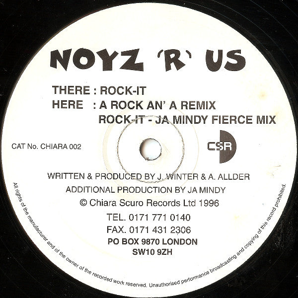 Noyz 'R' Us : Rock-It (12", Single)