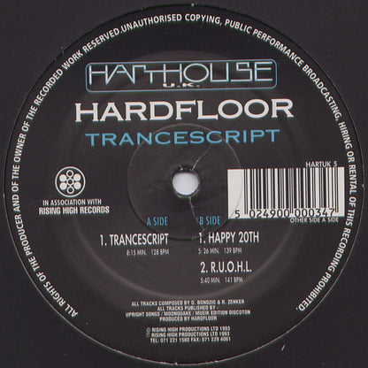 Hardfloor : Trancescript (12")