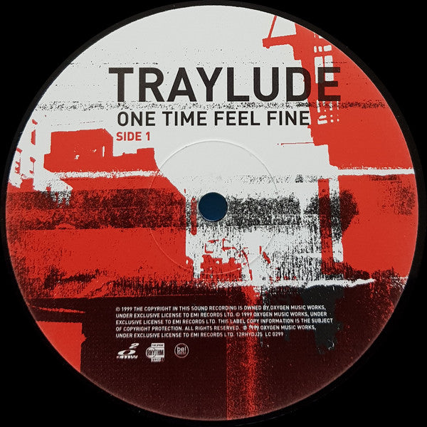 Traylude : One Time Feel Fine (12", Promo)