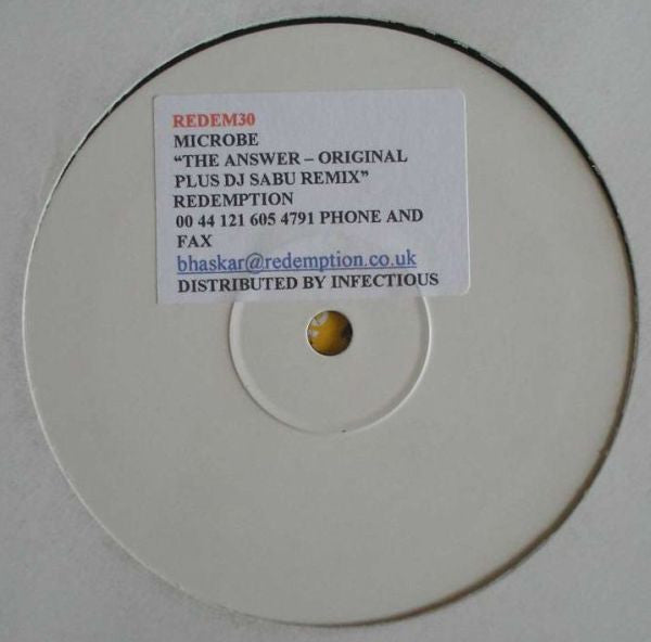 Microbe : The Answer (12", W/Lbl)