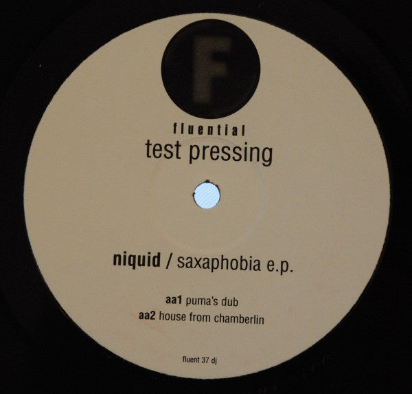 Niquid : Saxaphobia EP (12", EP, TP)