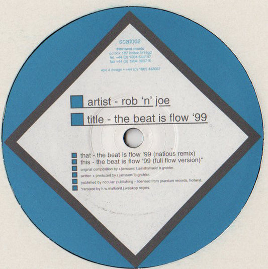DJ Rob & MC Joe : The Beat Is Flow '99 (12")