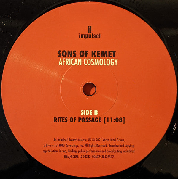 Sons Of Kemet : African Cosmology (12", Single)