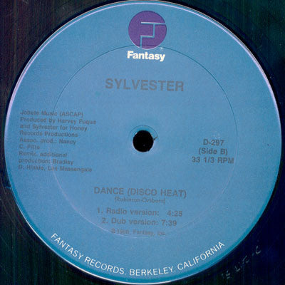 Sylvester : Dance (Disco Heat) (12")