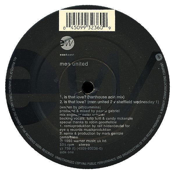 Men United : Is That Love (12")