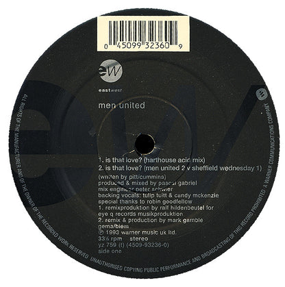 Men United : Is That Love (12")