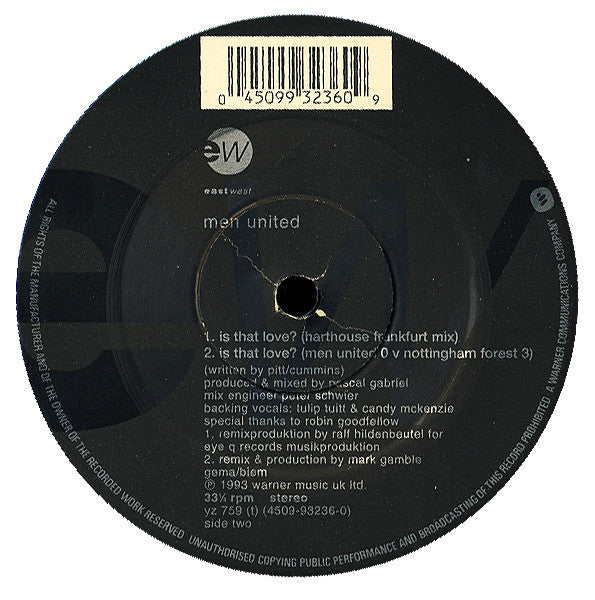 Men United : Is That Love (12")