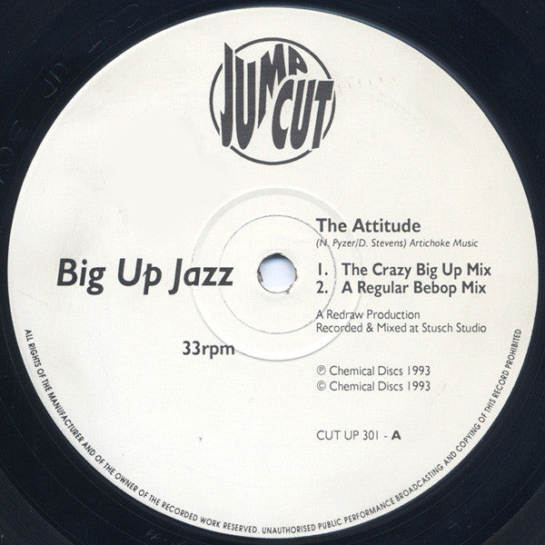 Big Up Jazz : The Attitude / Cool Jazz, Cool Jazz (12")