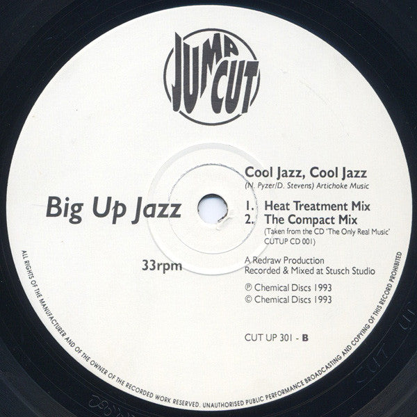 Big Up Jazz : The Attitude / Cool Jazz, Cool Jazz (12")