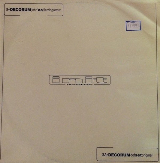 Leo Neelands : Decorum (12")