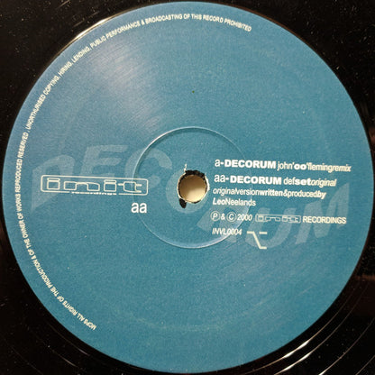 Leo Neelands : Decorum (12")