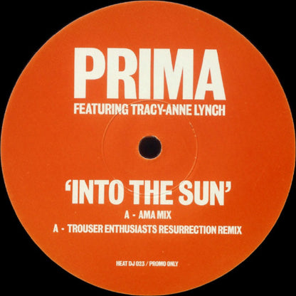 Prima Featuring Tracy-Anne Lynch* : Into The Sun (12", Promo)