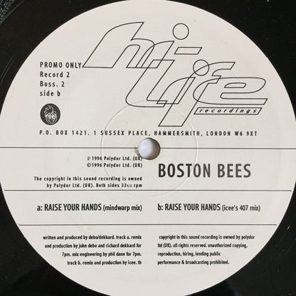 Boston Bruins : Raise Your Hands (2x12", Promo)