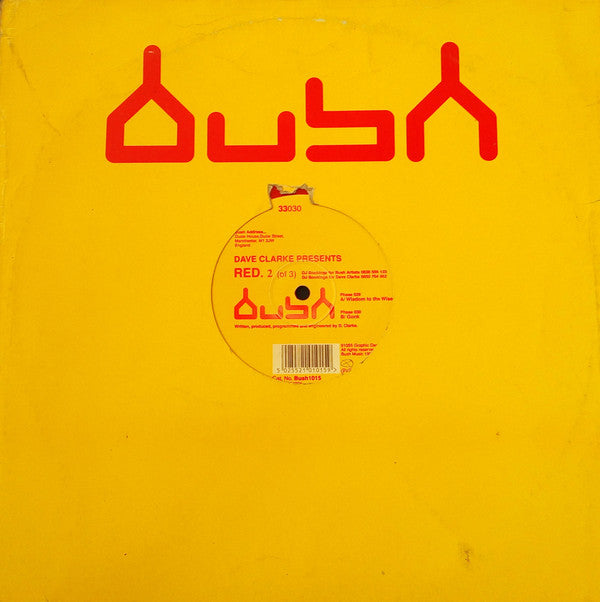 Dave Clarke : Red. 2 (Of 3) (12", Red)