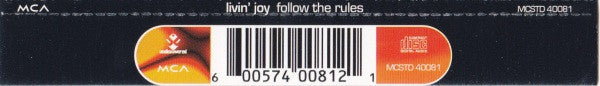 Livin' Joy : Follow The Rules (CD, Single)