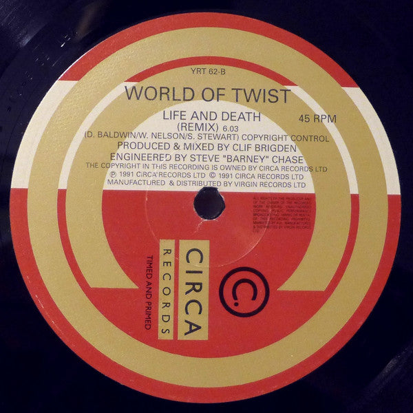 World Of Twist : Sons Of The Stage (12", Single)