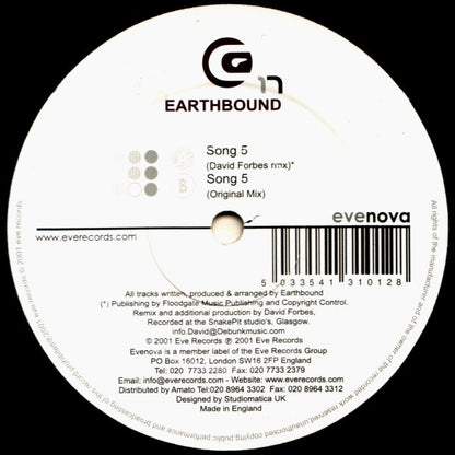 Earthbound : Song 5 (12")