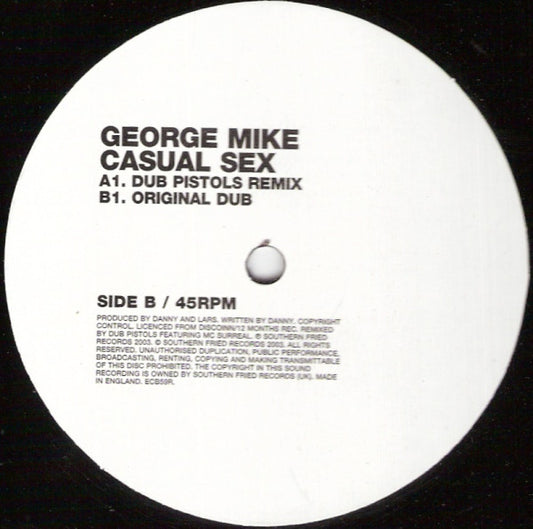 George Mike : Casual Sex / Dub Pistols Remix (12")