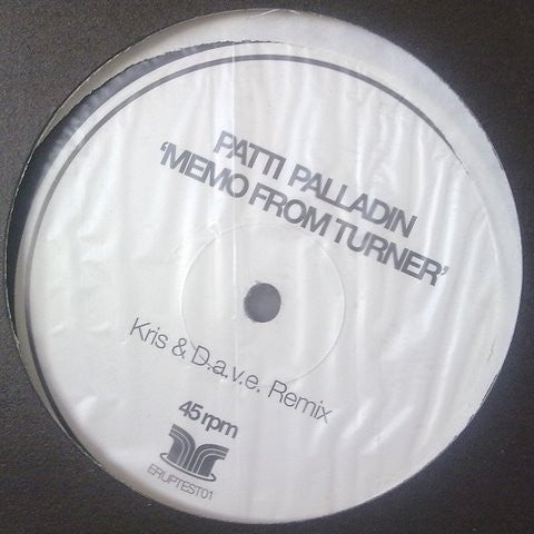 Patti Palladin : Memo From Turner (12", S/Sided, Promo, TP)