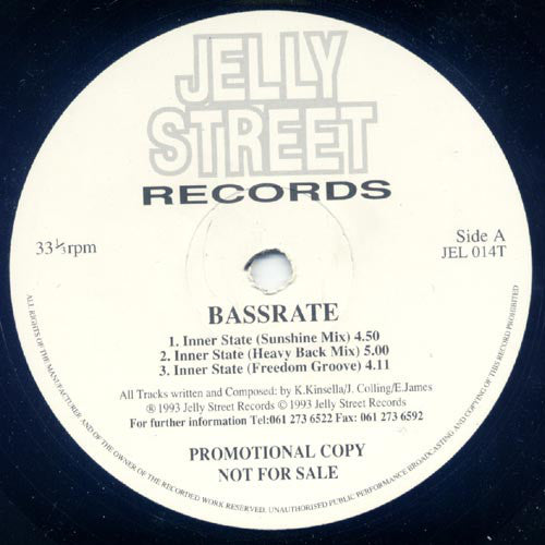 Bassrate : Inner State (12", Promo)