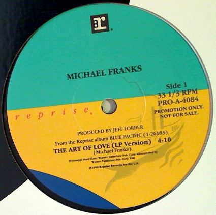 Michael Franks : The Art Of Love (12", Promo)