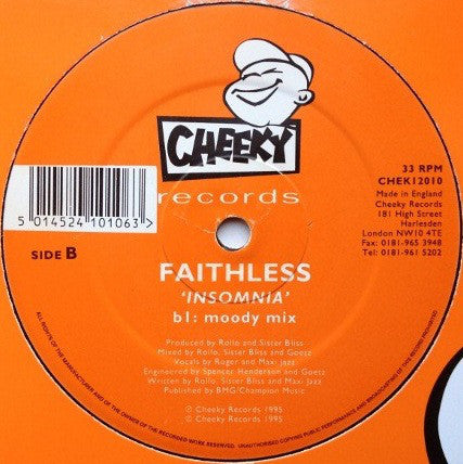 Faithless : Insomnia (12")