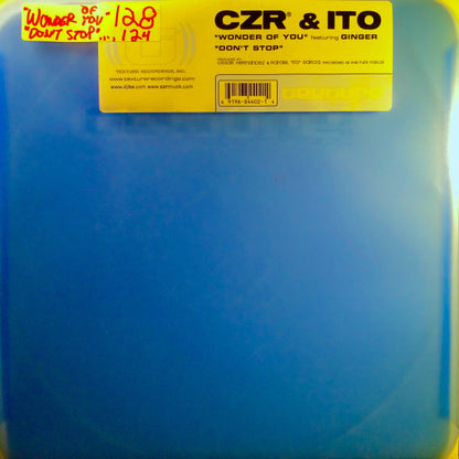 CZR & ITO Featuring Ginger* : Wonder Of You / Don't Stop (12")