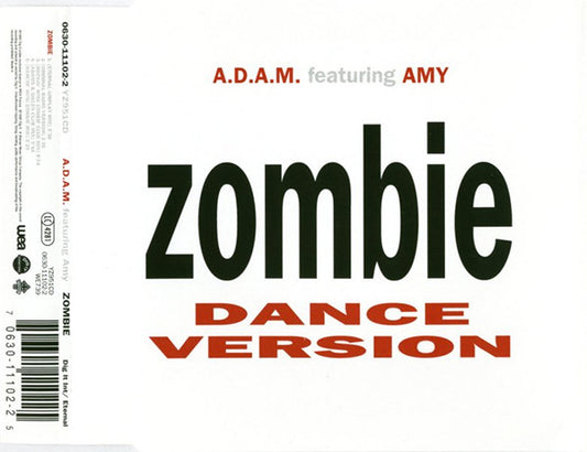 A.D.A.M. Featuring Amy : Zombie (Dance Version) (CD, Single)