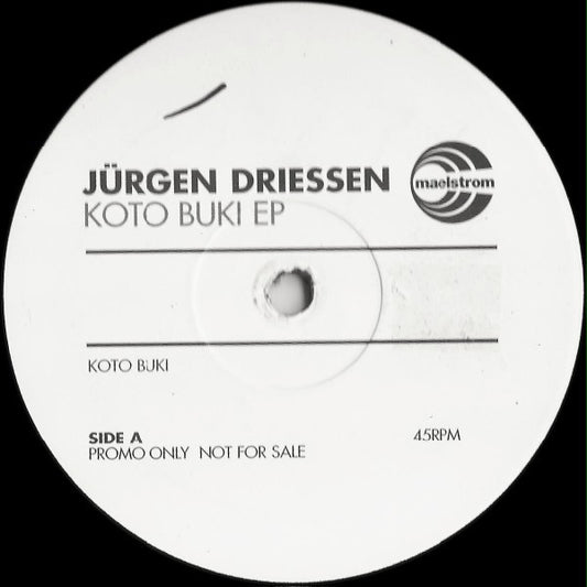 Jürgen Driessen : Koto Buki EP (12", EP, Promo)