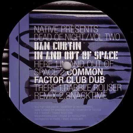 Dan Curtin : Dead Of Night  (Vol. 2) (12")
