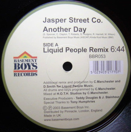 Jasper Street Co. : Another Day (12")