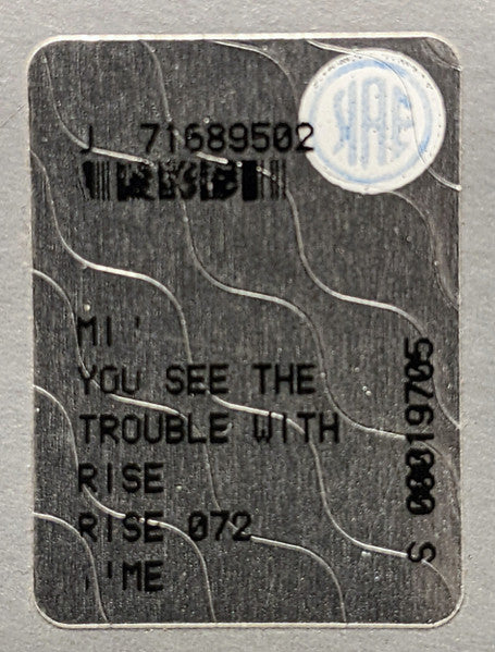 Black Legend : You See The Trouble With Me (12")