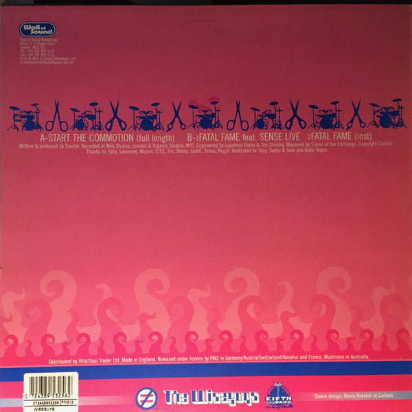 The Wiseguys : Start The Commotion (12", Single)