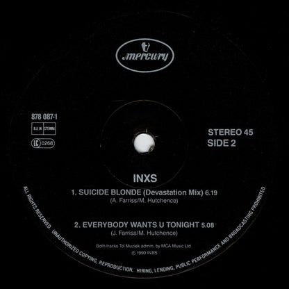 INXS : Suicide Blonde (12")