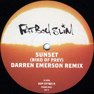 Fatboy Slim : Sunset (Bird Of Prey) (Darren Emerson Remix) (12", S/Sided, Promo)