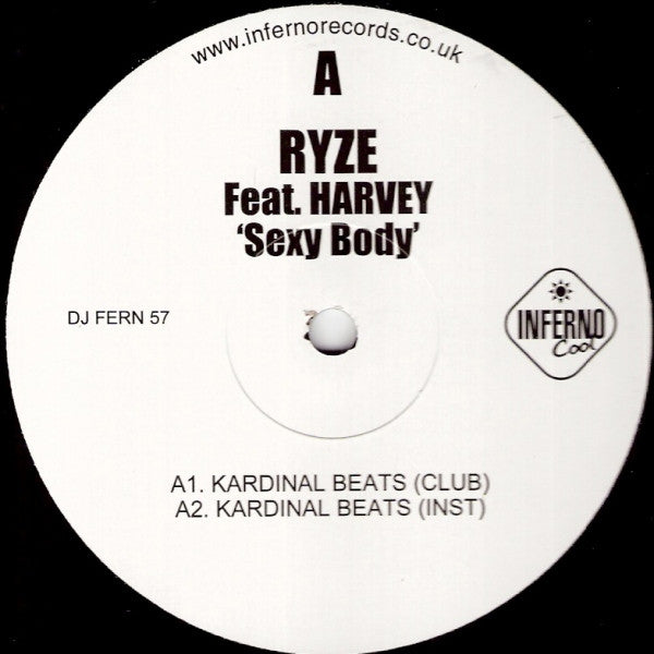 Ryze (2) Feat. Harvey : Sexy Body (12", Promo)