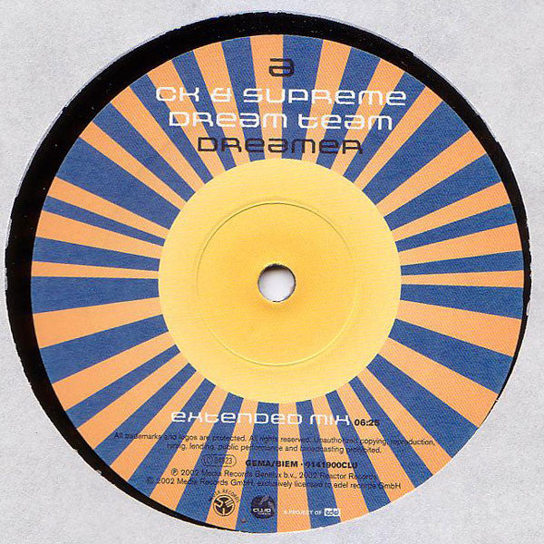 CK* & Supreme Dream Team : Dreamer (12")
