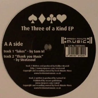 Soul Renegades / Sam Irl / Stratasoul : The Three Of A Kind EP (12")