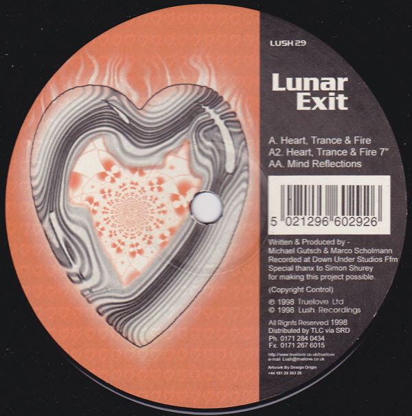 Lunar Exit : Heart, Trance & Fire / Mind Reflections (12")