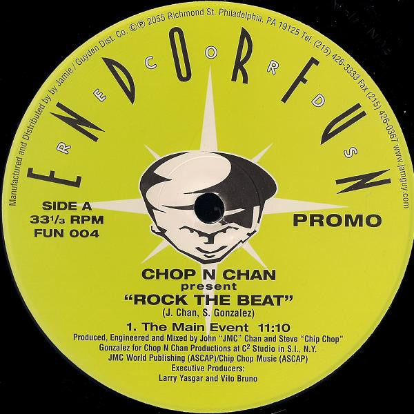 Chop N Chan : Rock The Beat (12", Promo)
